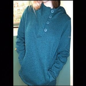 Columbia botton hoodie